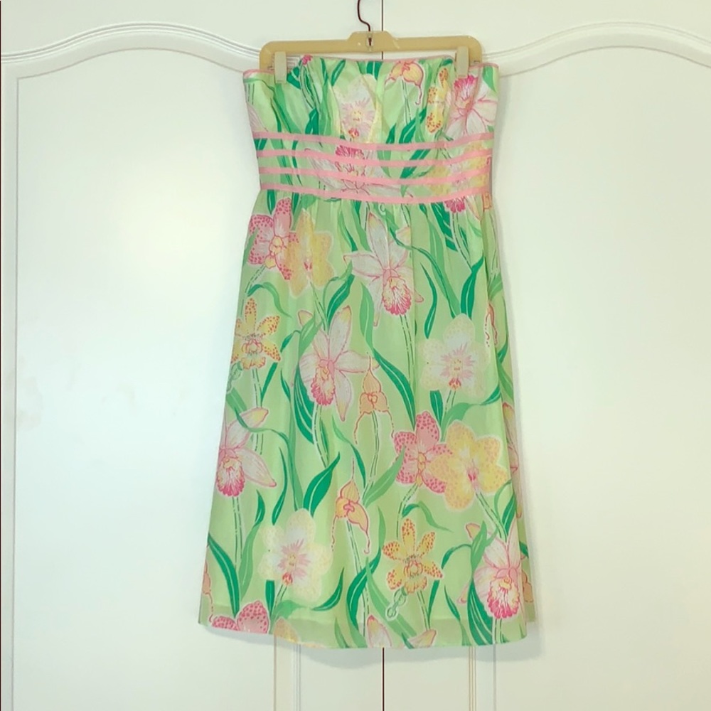 Lilly Pulitzer strapless sundress size 12